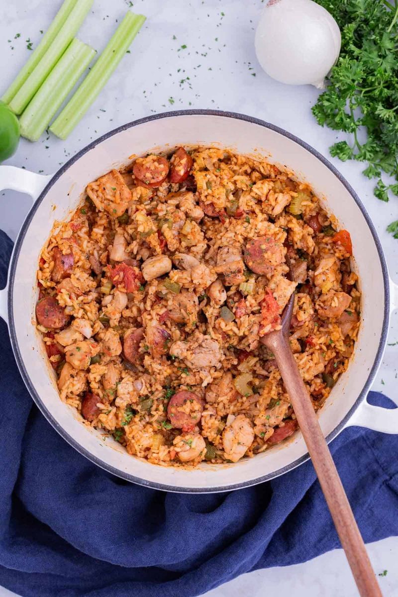Spicy Cajun Jambalaya