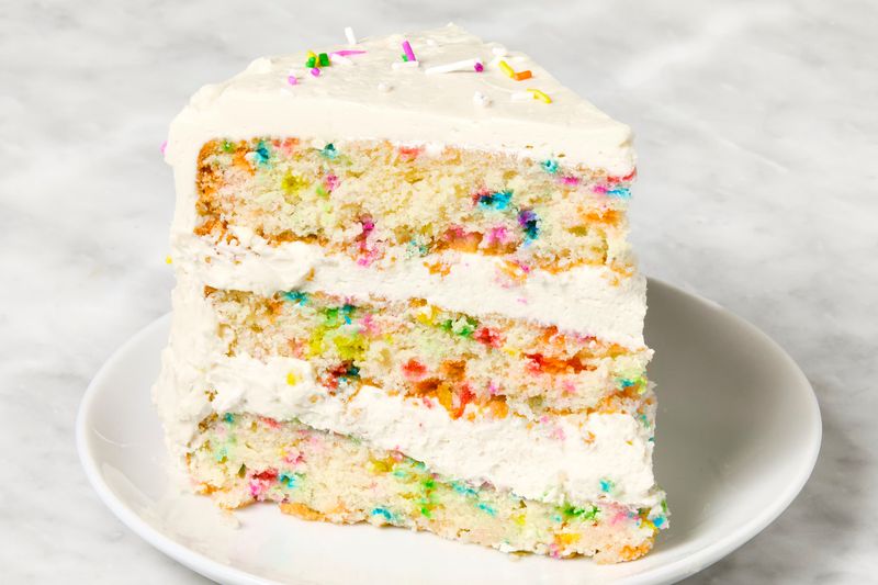 Nostalgic Funfetti Birthday Cake