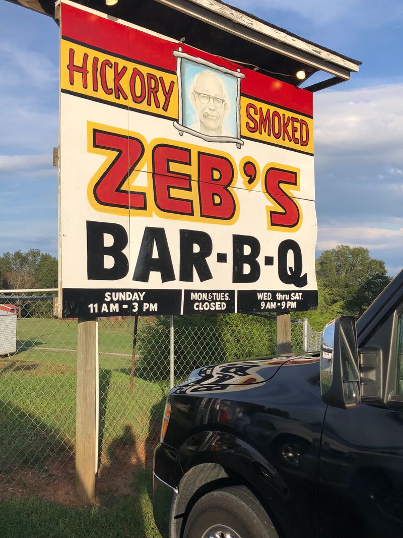 Zeb’s Bar-B-Q – Danielsville / Ila area