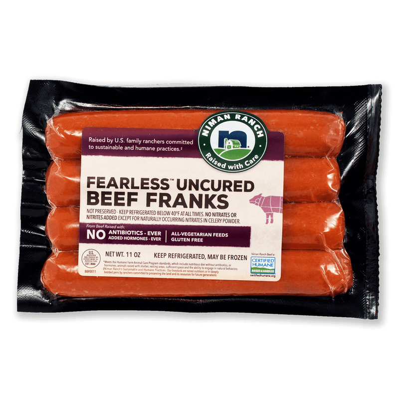 Niman Ranch Uncured Beef Hot Dogs