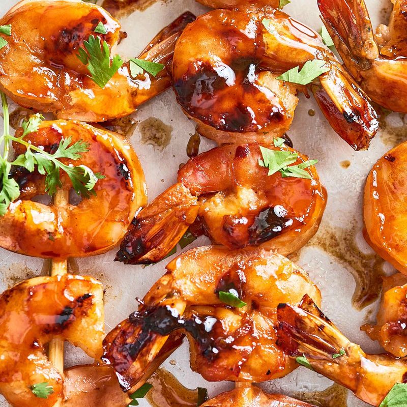 Firecracker Shrimp Skewers