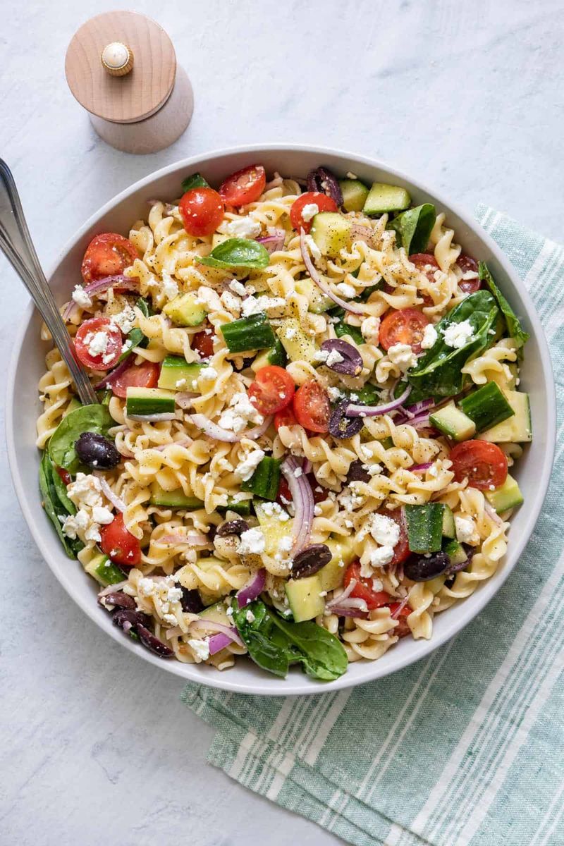 Mediterranean Grilled Vegetable Pasta Salad