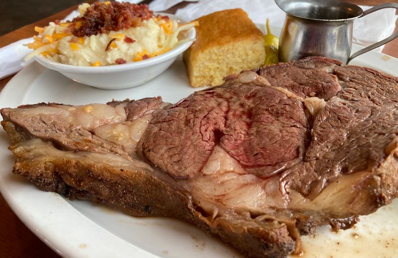 Hickory-Smoked Ribeye Worth The Mileage