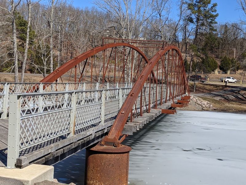 Originally Carried Wagon Traffic Across A Bustling Creek Crossing