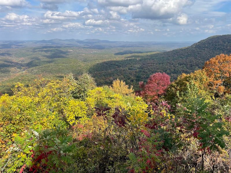 Layered Mountains Across The Buffalo River Valley