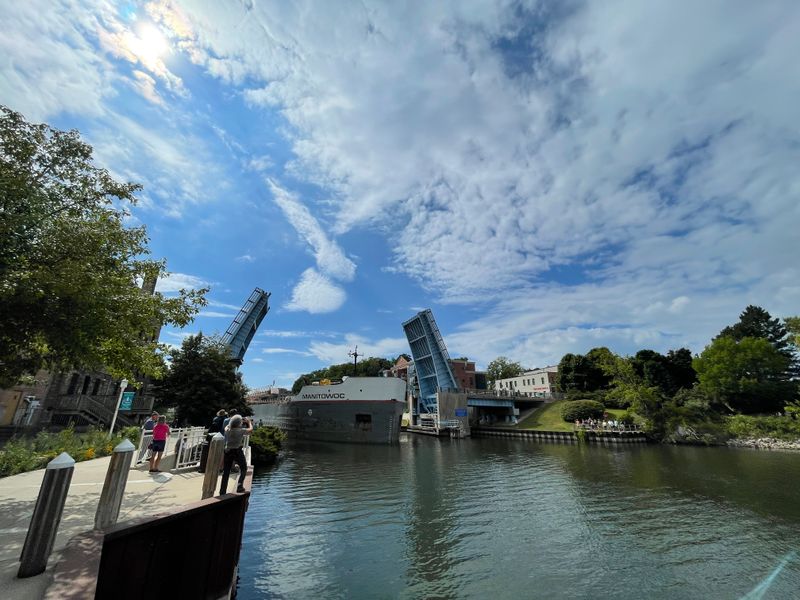 The Manistee River Channel’s Working Calm