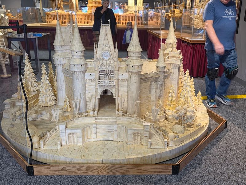 Cinderella's Castle Made From 607,000 Matchsticks Is Pure Fairy Tale Fuel