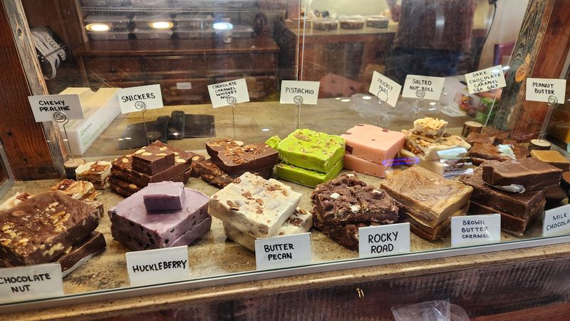 Homemade Fudge And Roasted Nuts 