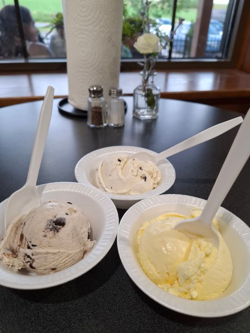 Homemade Ice Cream Made Right On The Farm