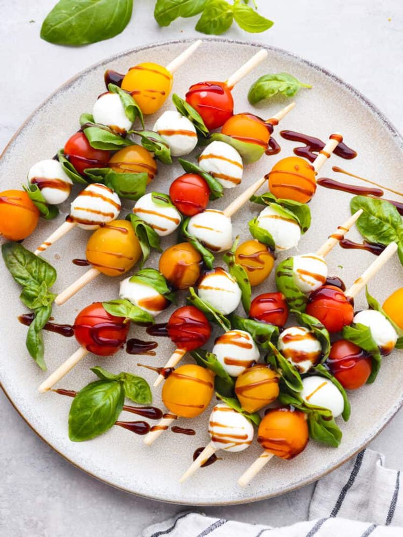 Portable Caprese Skewers