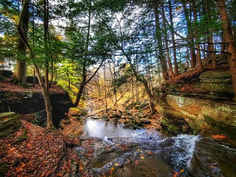 Honey Run Waterfall Park, Howard, Ohio
