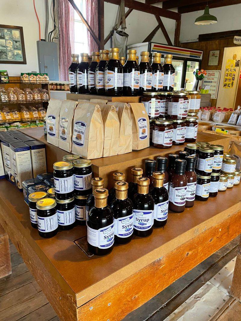 Blueberry Jars And Dried Fruit Nibbles