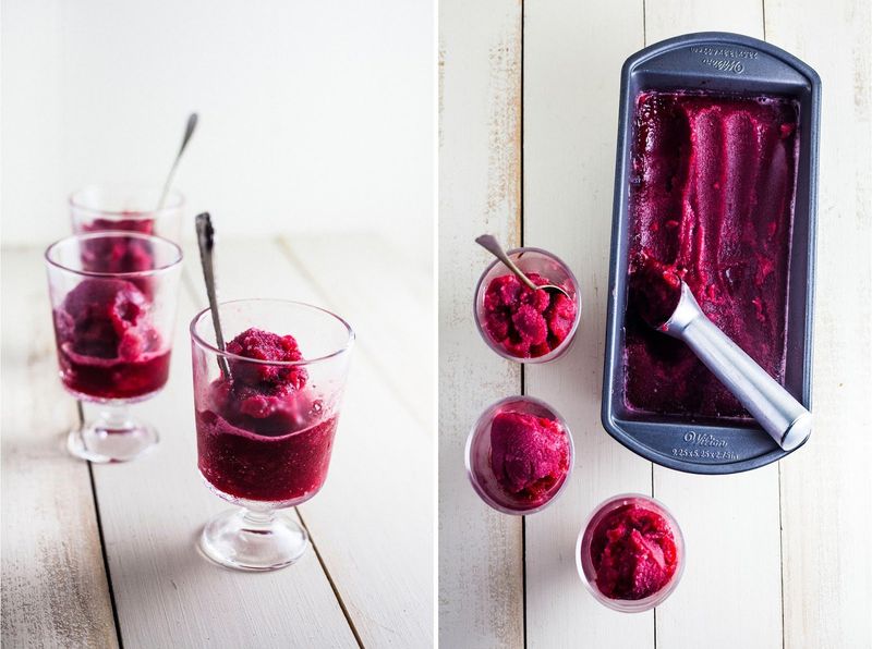 Pinot Noir Cherry Sorbet