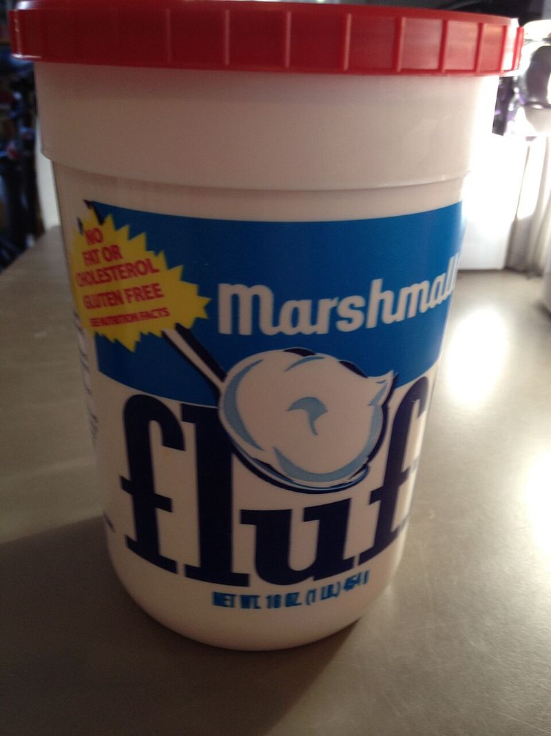 Marshmallow Fluff In A Fluffernutter