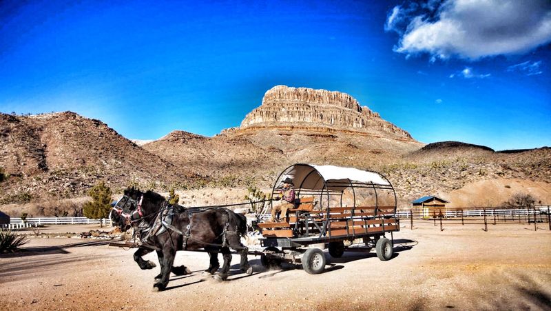 Horse-Drawn Wagon Rides On The Mormon Trail Horse-Drawn Wagon Rides On The Mormon Trail