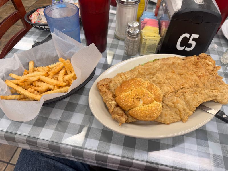 Pork Tenderloin Sandwich at Rudi's Grill – Jacksonville
