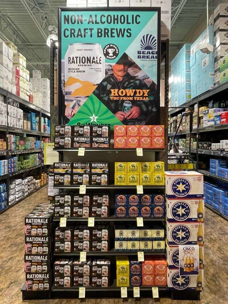 Lone Star Beer Displays