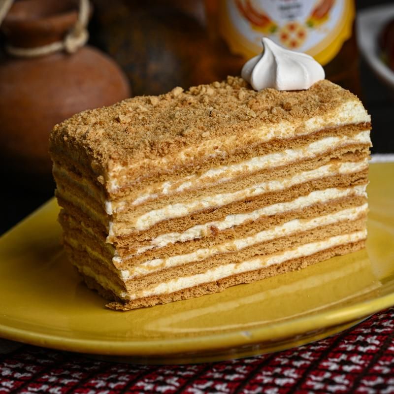 House-Baked Rye Bread And Honey Cake