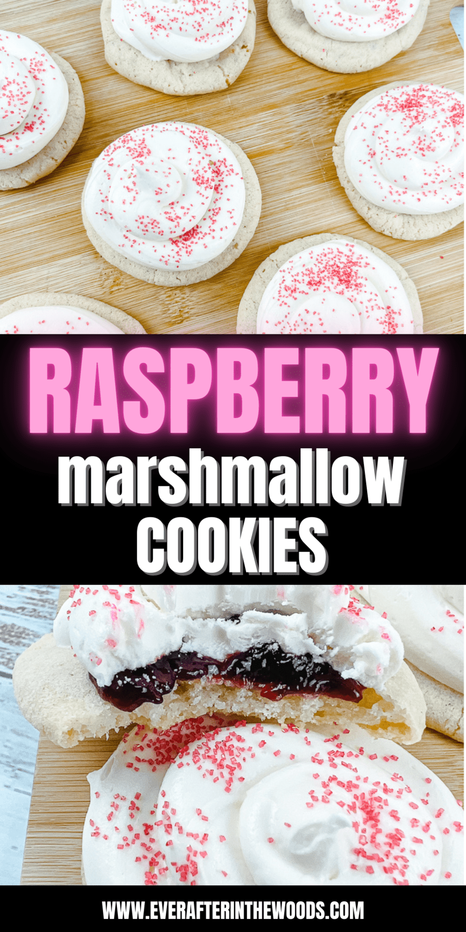 How to Make Raspberry Marshmallow Cookies