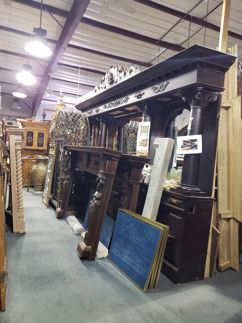 Hundreds Of Grand Fireplace Mantels
