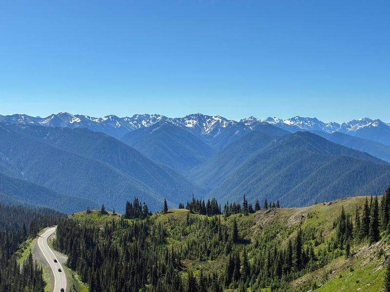 Hurricane Ridge And Port Angeles, Washington