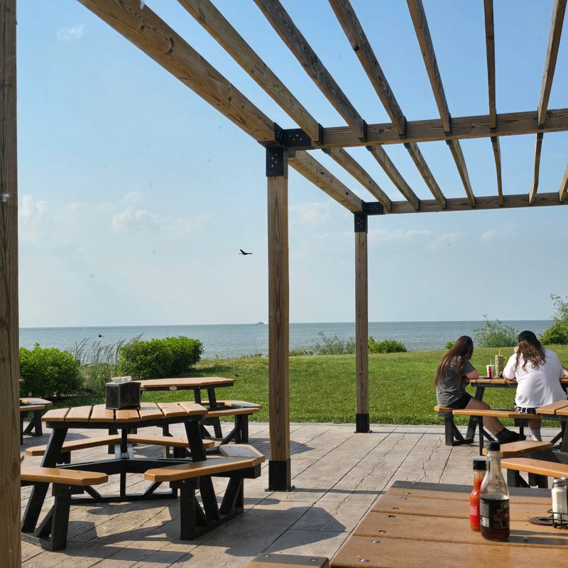 Waterfront Patio Seating With Unbeatable Lake Views