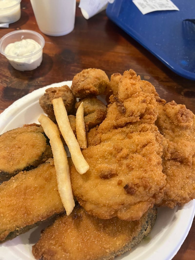 Fried Zucchini And Mushrooms Worth The Trip