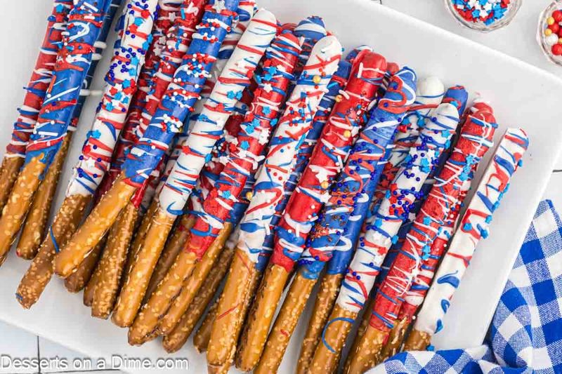 Chocolate-Dipped Pretzel Rods