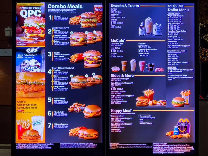 Ordering Combo Meals Without Thinking