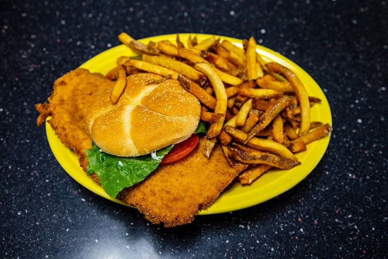 Indiana: Breaded Pork Tenderloin at Nick's Kitchen