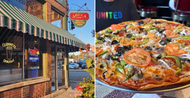 Illinois Locals Swear By This Historic Thin-Crust Pizzeria