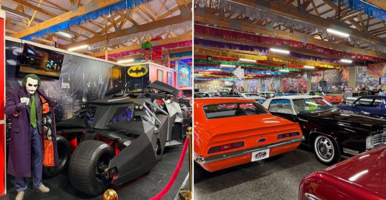 Illinois’ Massive Car Museum Showcasing The Batmobile And Iconic Movie Vehicles
