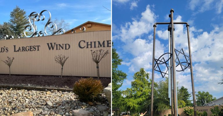 Illinois’ World’s Largest Wind Chime Is The Perfect Roadside Attraction For Travelers