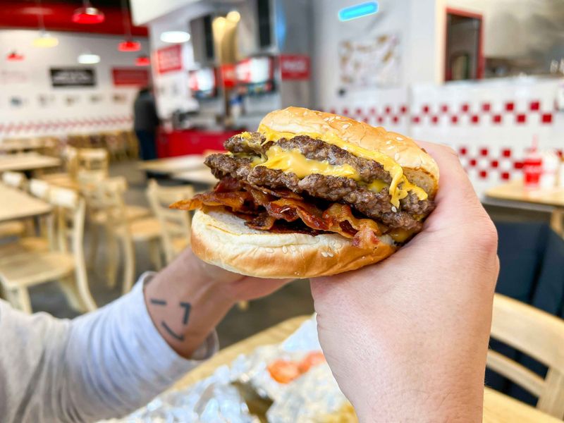 Five Guys Cheeseburger