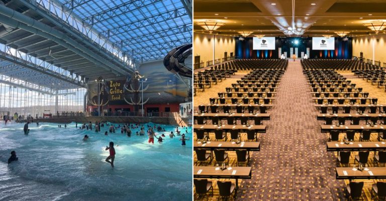 In The Mountains Of Pennsylvania, The Country’s Largest Indoor Water Park Feels Like A Tropical Resort