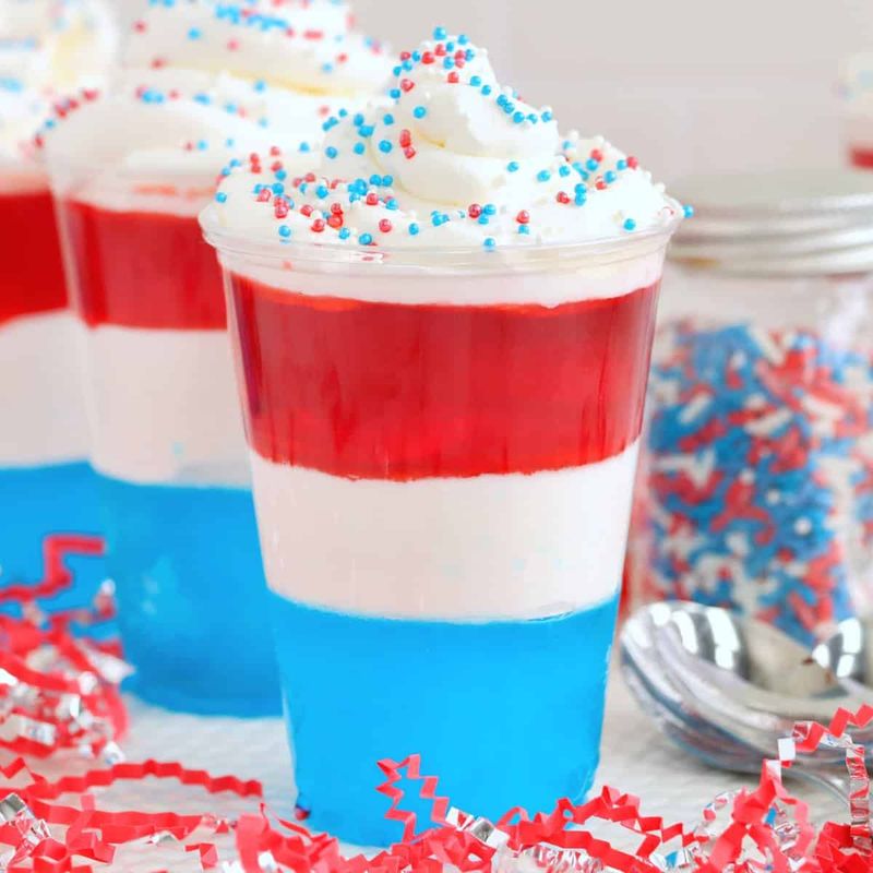 Strawberry Jello Cups