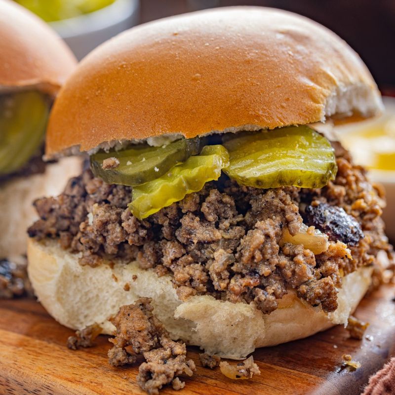 Iowa: Loose Meat Sandwich At Maid-Rite