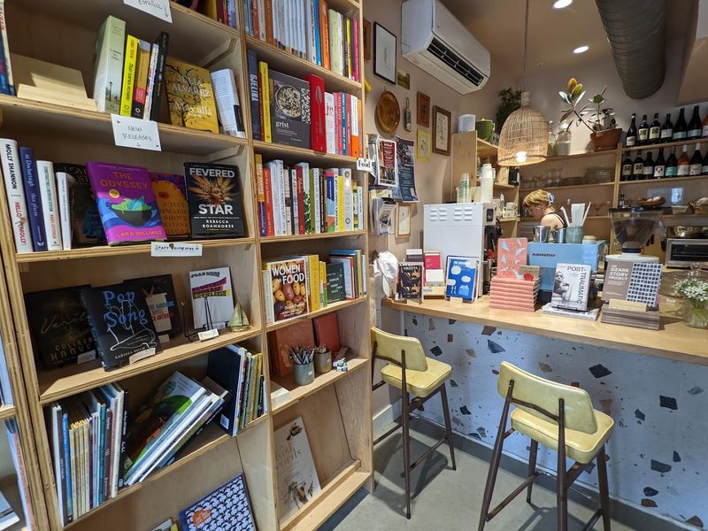 Intimate Seating Set Between Books And Counters