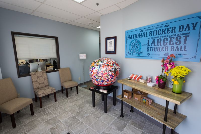 Inside A Working Sticker Company, Not A Museum