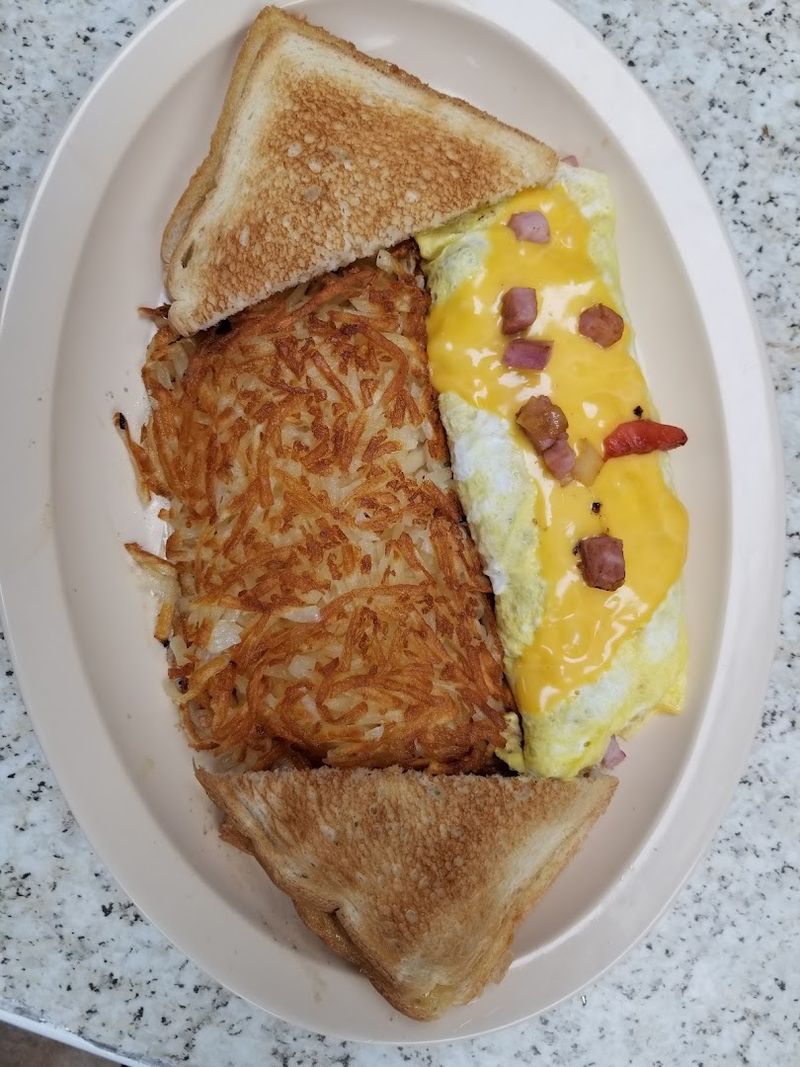 A Griddle That Has Been Cooking Ozark Breakfasts For Decades