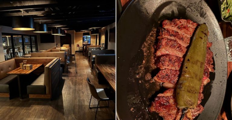 Inside The Old Town Steakhouse In Scottsdale, Arizona Where Mesquite Flames Dance Around Every Steak