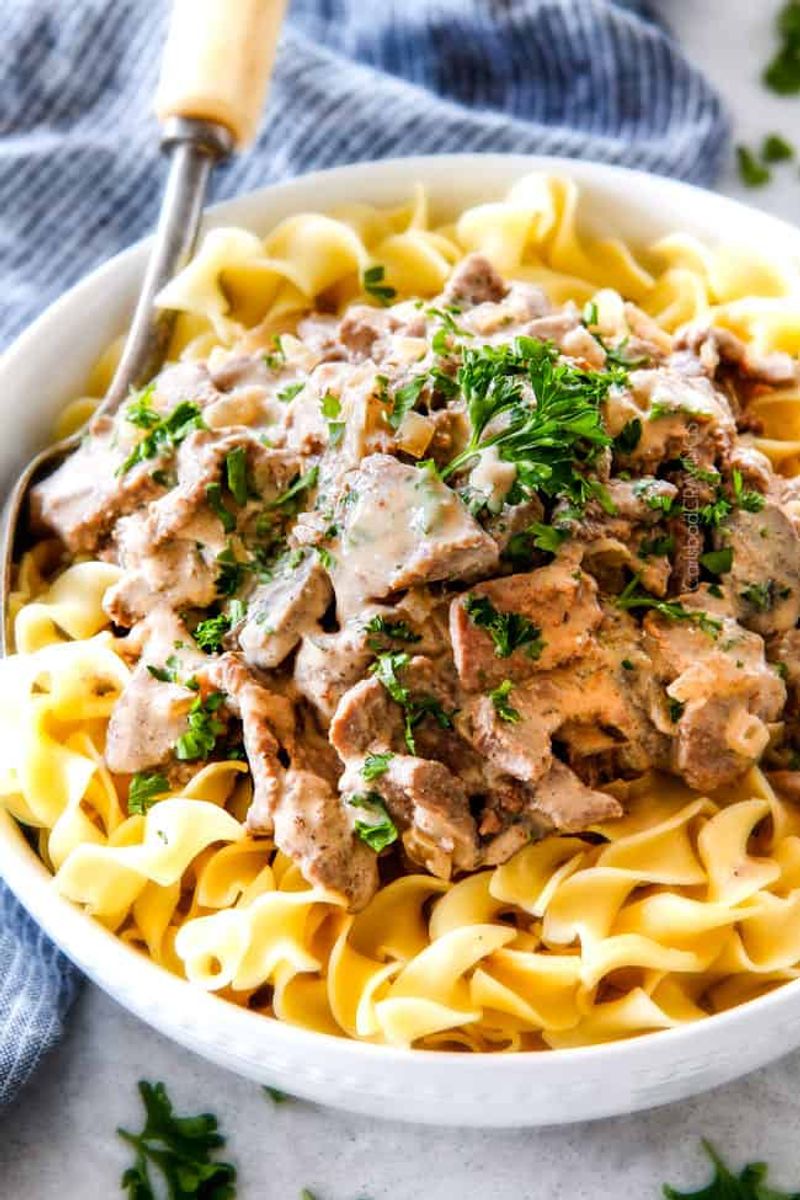Crockpot Beef Stroganoff