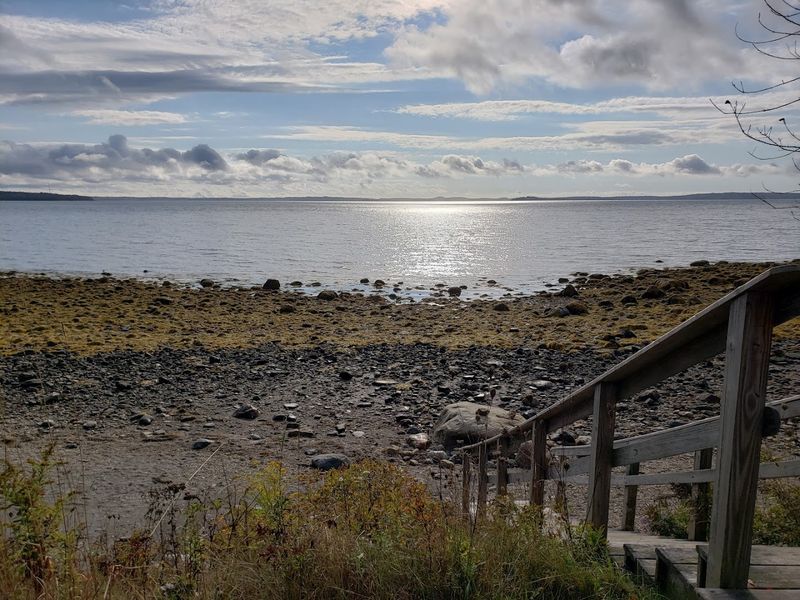 The Park Sits Directly On Penobscot Bay