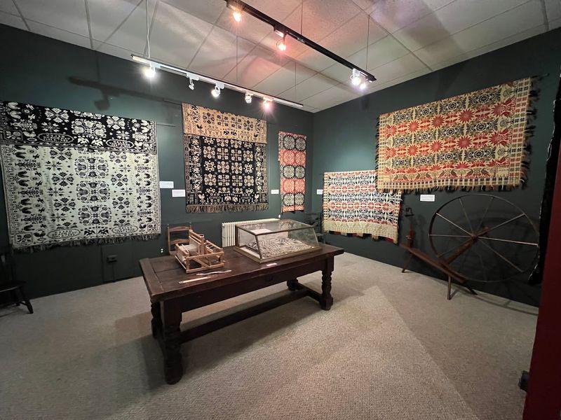 American Woven Coverlets Date Back To The Early 19th Century