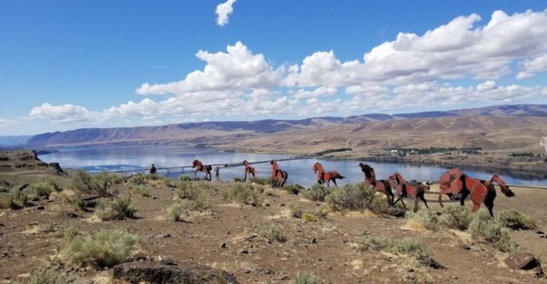 It Looks Like A Stampede Of Wild Horses Has Been Set Loose Above This Washington River
