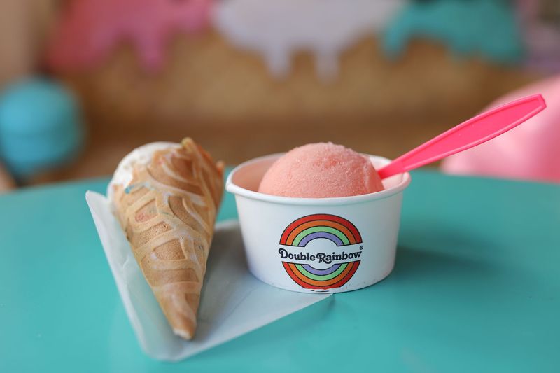 Double Rainbow Ice Cream