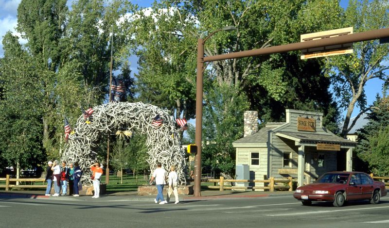 Jackson Town Square And Western Downtown