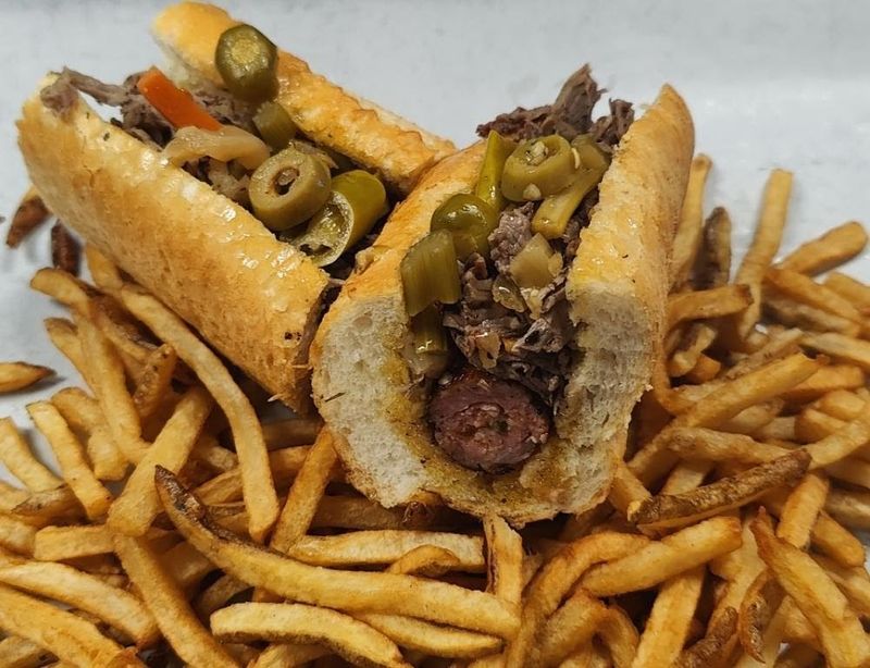 Roma's Italian Beef – Beef Juicy, Hot And Sweet, Bread Heel Intact