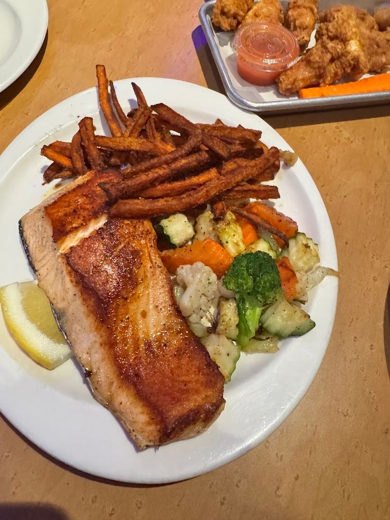 Chocolate Mousse Slice At Sunset