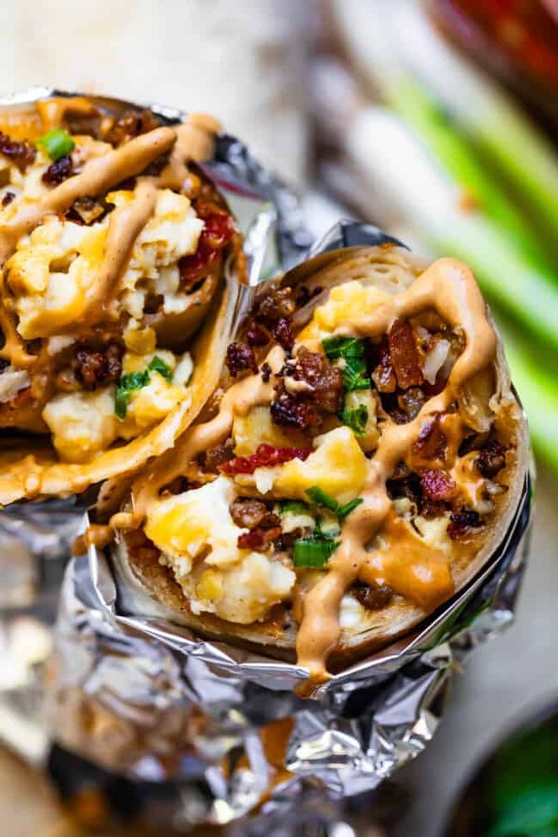 Drippy Breakfast Burritos